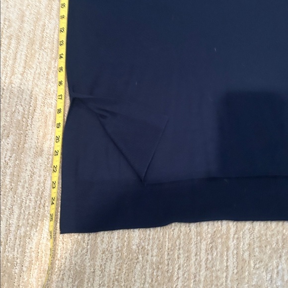 JCrew light weight Merino wool sweater; navy - Picture 7 of 7